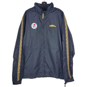 NIKE Jacket GIANNIS Adult XL Black Full Zip COMING TO AMERICA Track Windbreaker